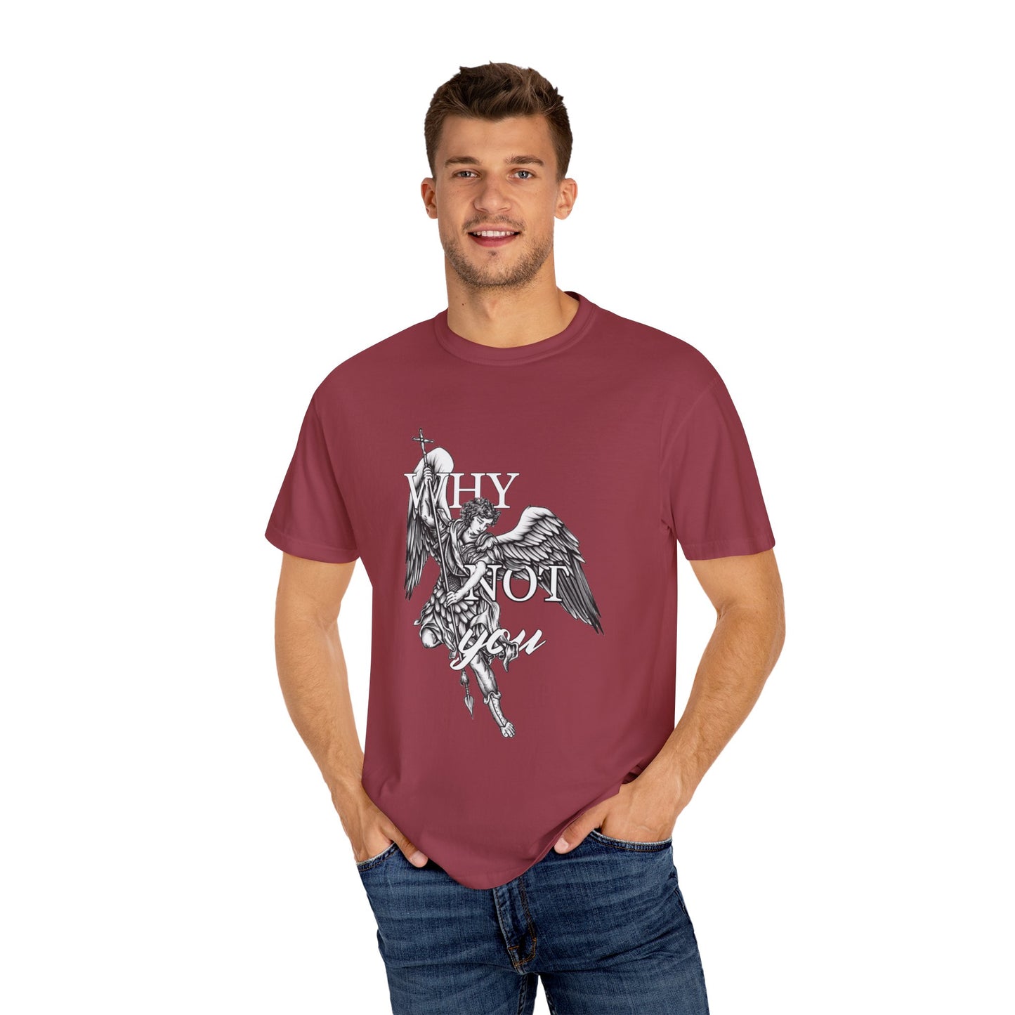 Saint Michael - Unisex Garment-Dyed T-shirt