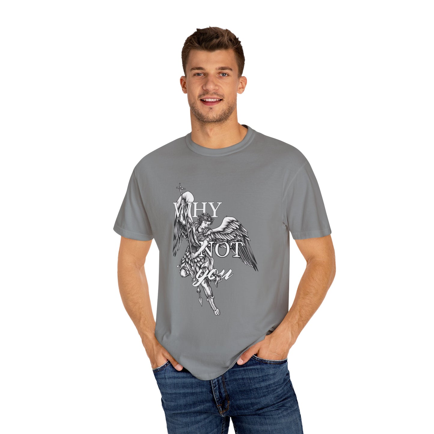 Saint Michael - Unisex Garment-Dyed T-shirt