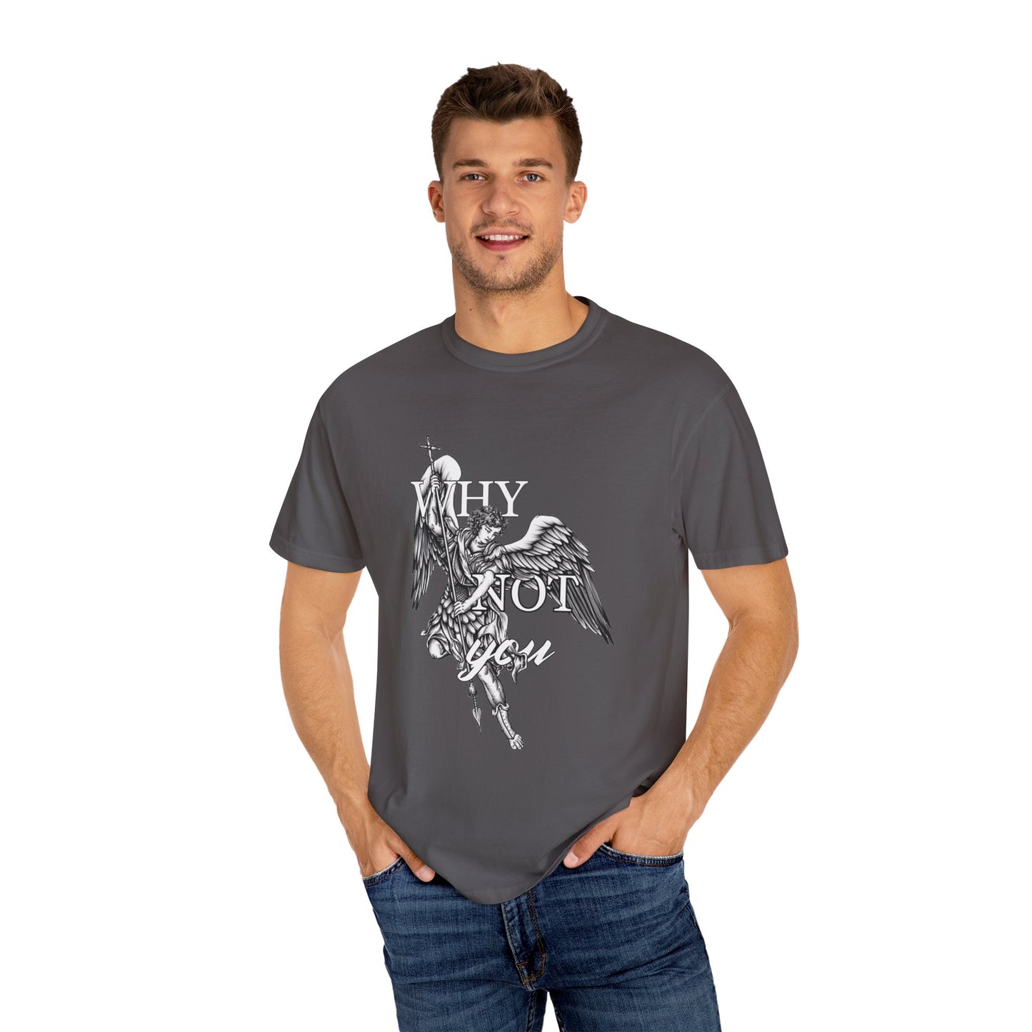 Saint Michael - Unisex Garment-Dyed T-shirt