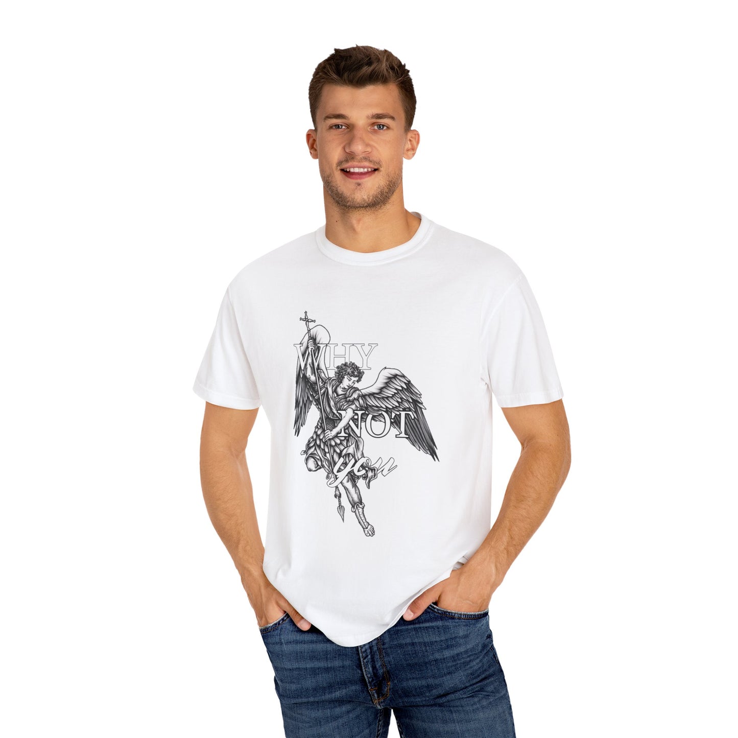 Saint Michael - Unisex Garment-Dyed T-shirt