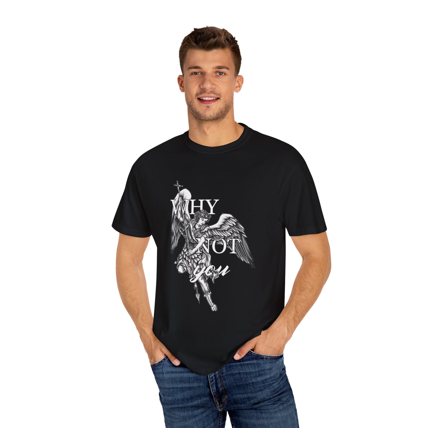 Saint Michael - Unisex Garment-Dyed T-shirt