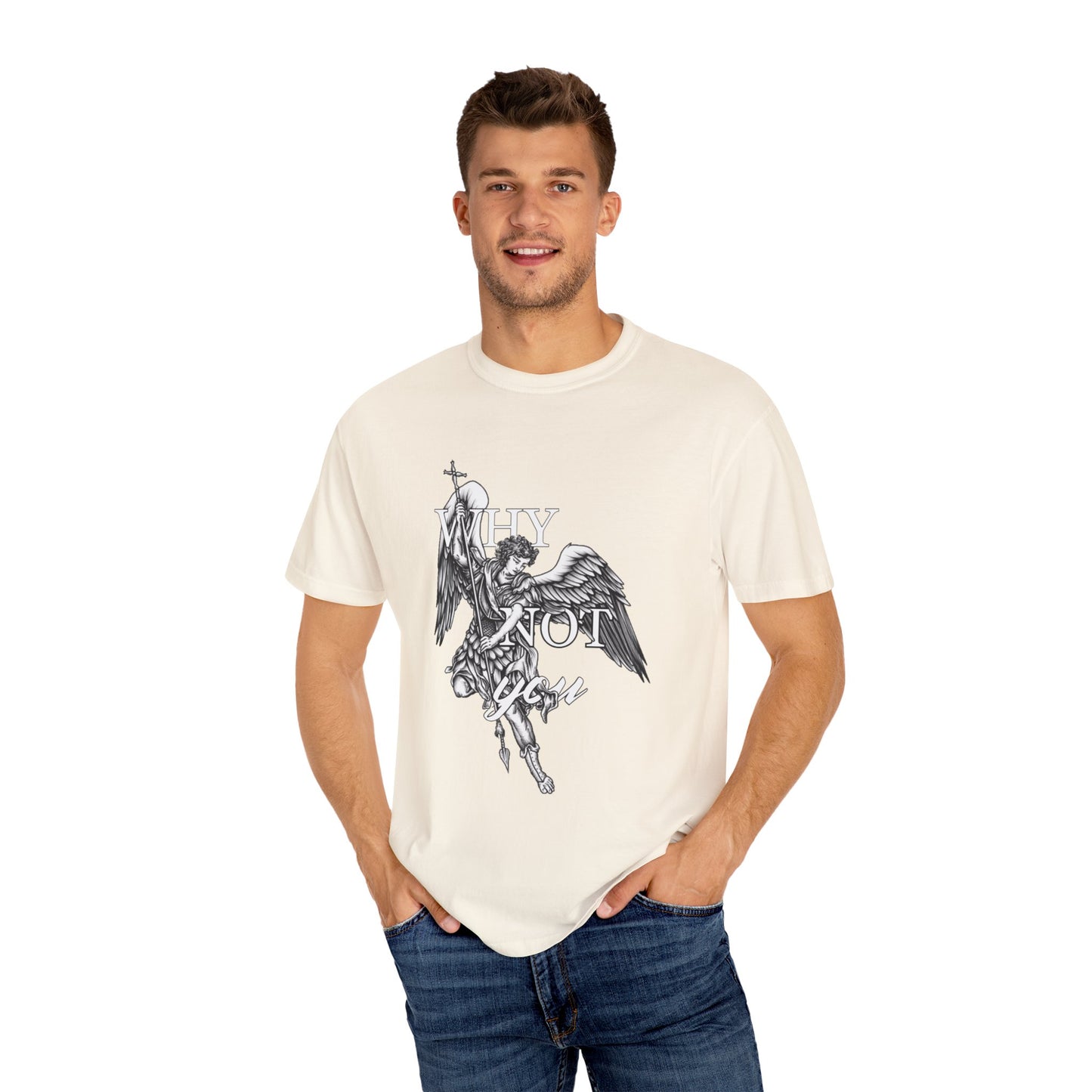 Saint Michael - Unisex Garment-Dyed T-shirt